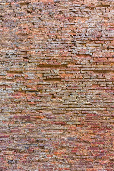 Červená cihlová zeď textury grunge pozadí, červená cihlová zeď na pozadí — Stock fotografie