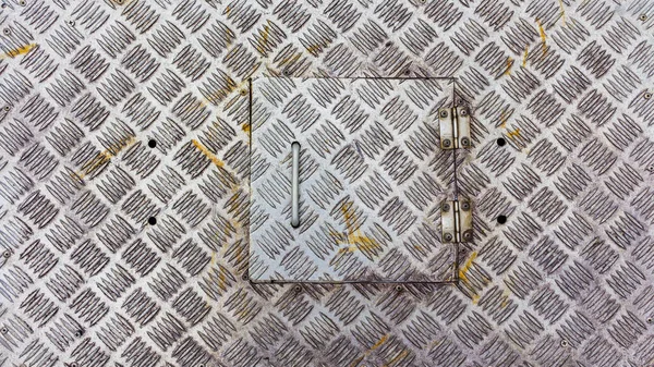 Metal factory floor, brushed metal texture, Old stainless steel