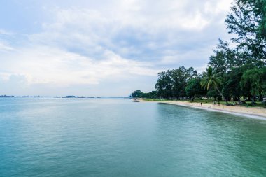 Doğu sahili Parkı, Singapur deniz görünümü