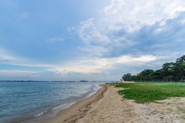 Doğu sahili Parkı, Singapur deniz görünümü