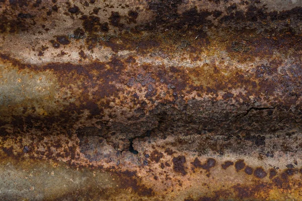 Rezavé železo na zinkový střešní textury pozadí — Stock fotografie