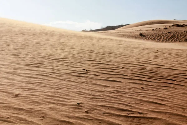 Beauty of Landscape desert, Red Sand Dune Mui Ne in Vietnam