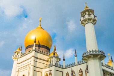Mescidi Sultan Camii sokak Singapur