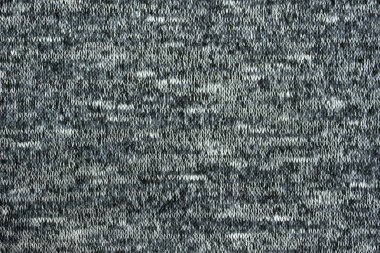 Doku gri yün örme kumaş desenli örgü.