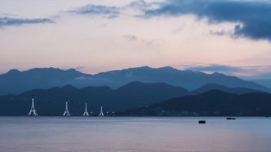 Teleferik akşam Timelapse