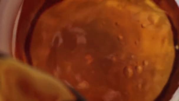 Gros plan Plan de thé glacé 