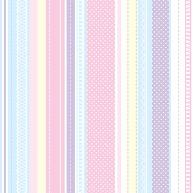 Doku Tekstil için. Tekstil desen bebek