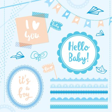 öğeleri Merhaba bebeğim ayarla