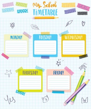 Okul takvim programımı okula geri