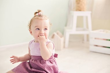 küçük bir bebek duygular portresi