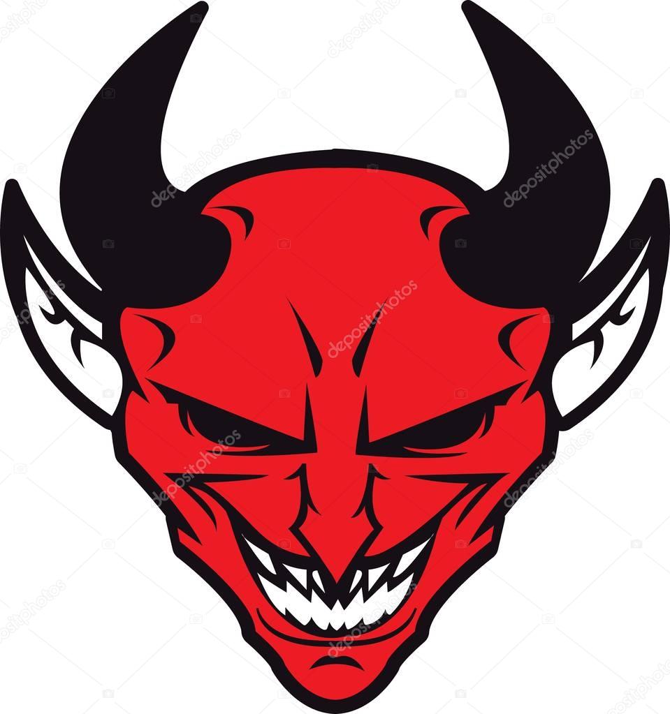 Devil vector logo mascot