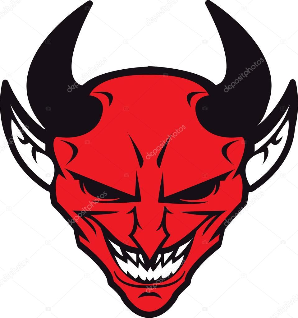 Devil logo vector