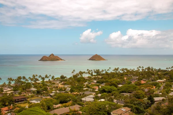 Mokes Buurt Van Lanikai Beach Oahu Hawaii — Stockfoto