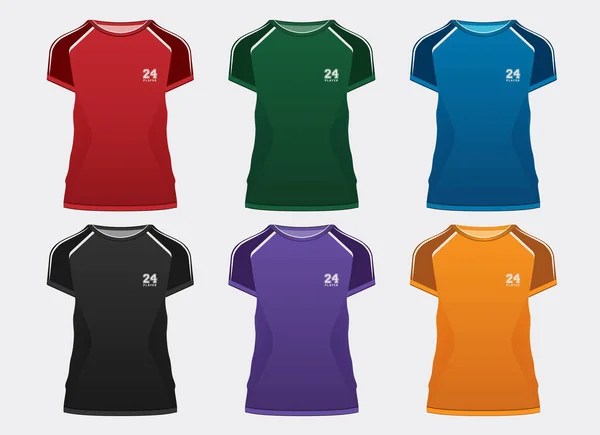 Sport Elegant Shirt Och Kläder Trendiga Design Silhuetter Typografi Tryck — Stock vektor
