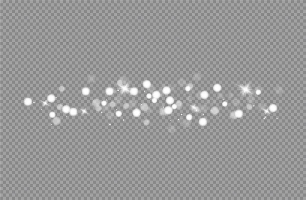 Feu Blanc Éclatant Explosion Éclatante Avec Transparent Effet Lumineux Vectoriel — Image vectorielle
