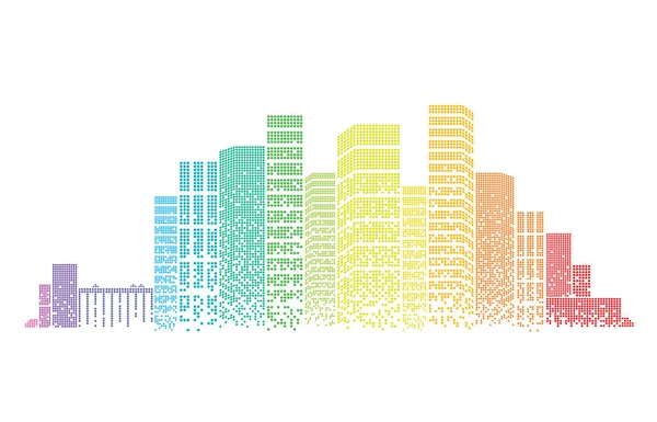 Architecture Fond Ville Avec Des Dessins Design Moderne Pour Utilisation — Image vectorielle