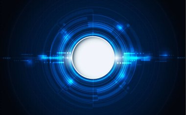 Soyut fütüristik iletişim vektörü fütüristik devre kartı, Elektronik ana kart.