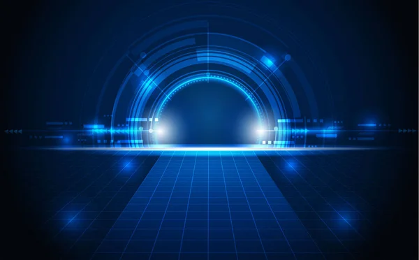 Soyut fütüristik iletişim vektörü fütüristik devre kartı, Elektronik ana kart.