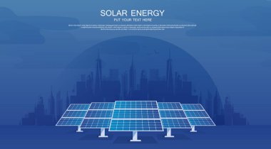 Ekoloji güneş pili şeması. İş akışı düzeni, afiş, diyagram, web tasarımı, zaman çizelgesi, bilgi şeması, istatistik broşür şablonu için kullanılabilir.