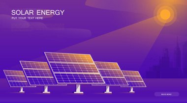 Ekoloji güneş pili şeması. İş akışı düzeni, afiş, diyagram, web tasarımı, zaman çizelgesi, bilgi şeması, istatistik broşür şablonu için kullanılabilir.