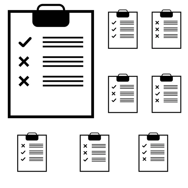 Tableta negra con notas y marcas . — Archivo Imágenes Vectoriales