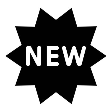 Yeni sembol siyah renk simgesi.