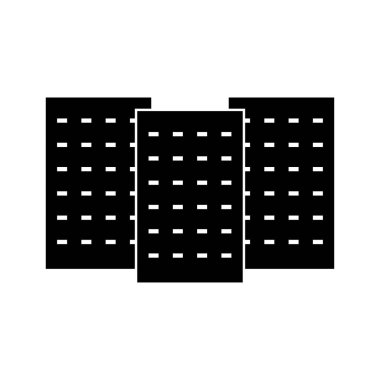 Üç siyah renkli simge oluşturma.