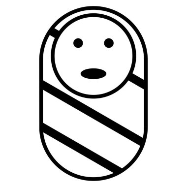 Bebek Siyah renk simgesi .