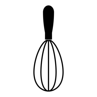 Çırpma teli siyah renk simgesi .