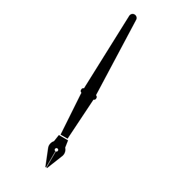 Kalem siyah renk simgesi . — Stok Vektör