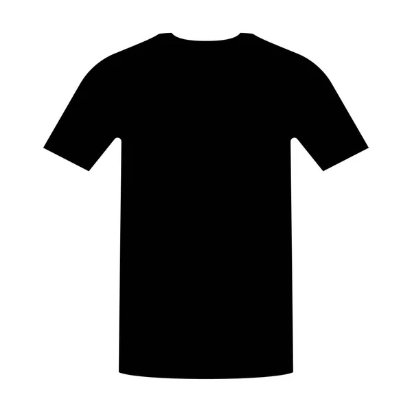 스포츠 셔츠 블랙 색상 아이콘 . — 스톡 벡터