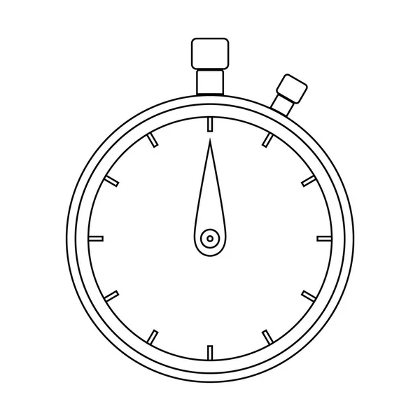 Il cronometro l'icona di colore nero  . — Vettoriale Stock