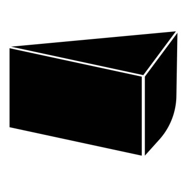 Çocuk oyuncağı siyah renk simgesi .