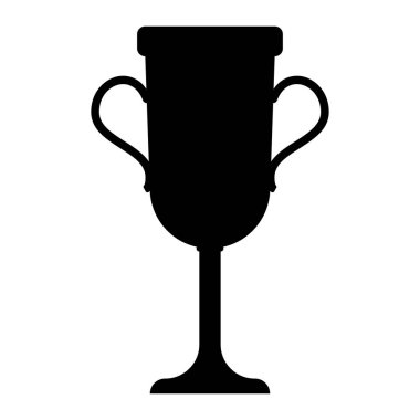 Kupa bardak siyah renk simgesi .