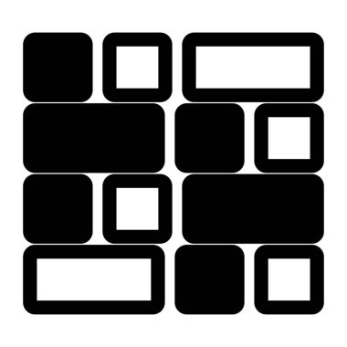 Kiremit siyah renk simgesi .