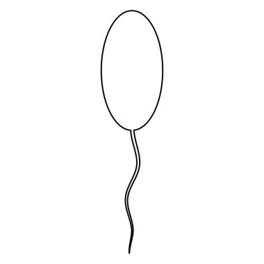 Sperm siyah renk simgesi .