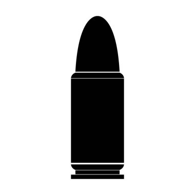 Madde işaretleri basit siyah renk simgesi .