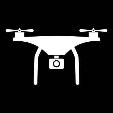 Beyaz renkli simge robot .