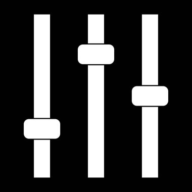 Denetim Masası beyaz renk simgesi .