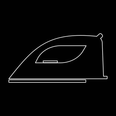 Demir beyaz yol simgesi .