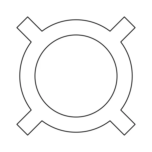 Symbole informatique toute icône de devise  . — Image vectorielle