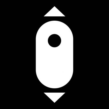 Bayrak beyaz renk simgesi .