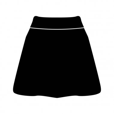 Etek siyah renk simgesi .