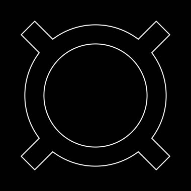 Bilgisayar herhangi bir para birimi beyaz renk yol simgesi simge .