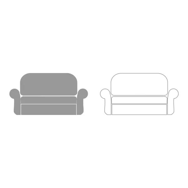 Sofa-Ikone . — Stockvektor