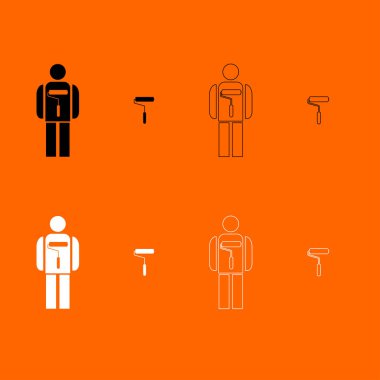 Ana siyah beyaz ayarlama simgesini boyama .