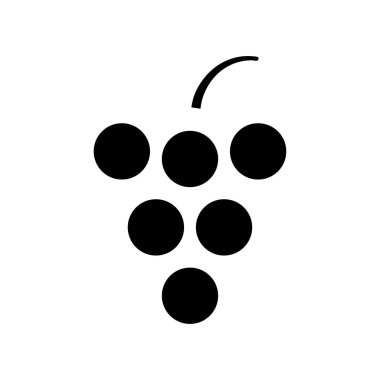 Üzüm siyah renk simgesi .