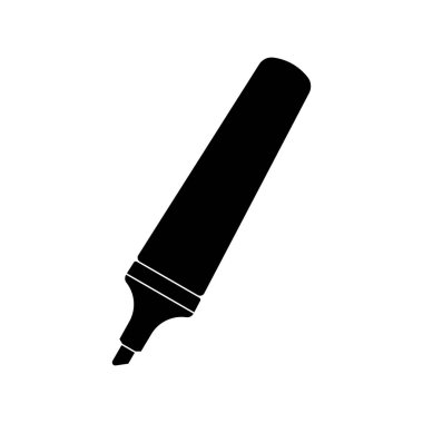 İşaretçi siyah renk simgesi .