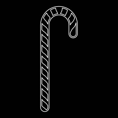 ?Andy kamışı beyaz renk yol simgesi .