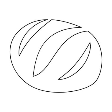 Ekmek siyah renk simgesi .